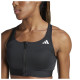 Adidas Γυναικείο μπουστάκι Powerreact Training Medium-Support Zip Bra